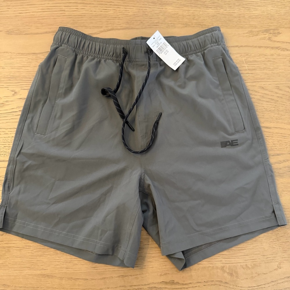 American eagle Gray Athletic Shorts with Drawstring